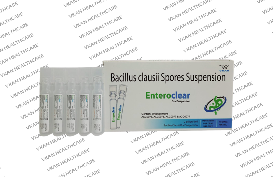 Bacillus Clausii Oral Suspension (2 Billion Spores/5ml) - Alcohol-free, Colorless To Slightly Yellow, Glass Ampoules, Probiotic Support