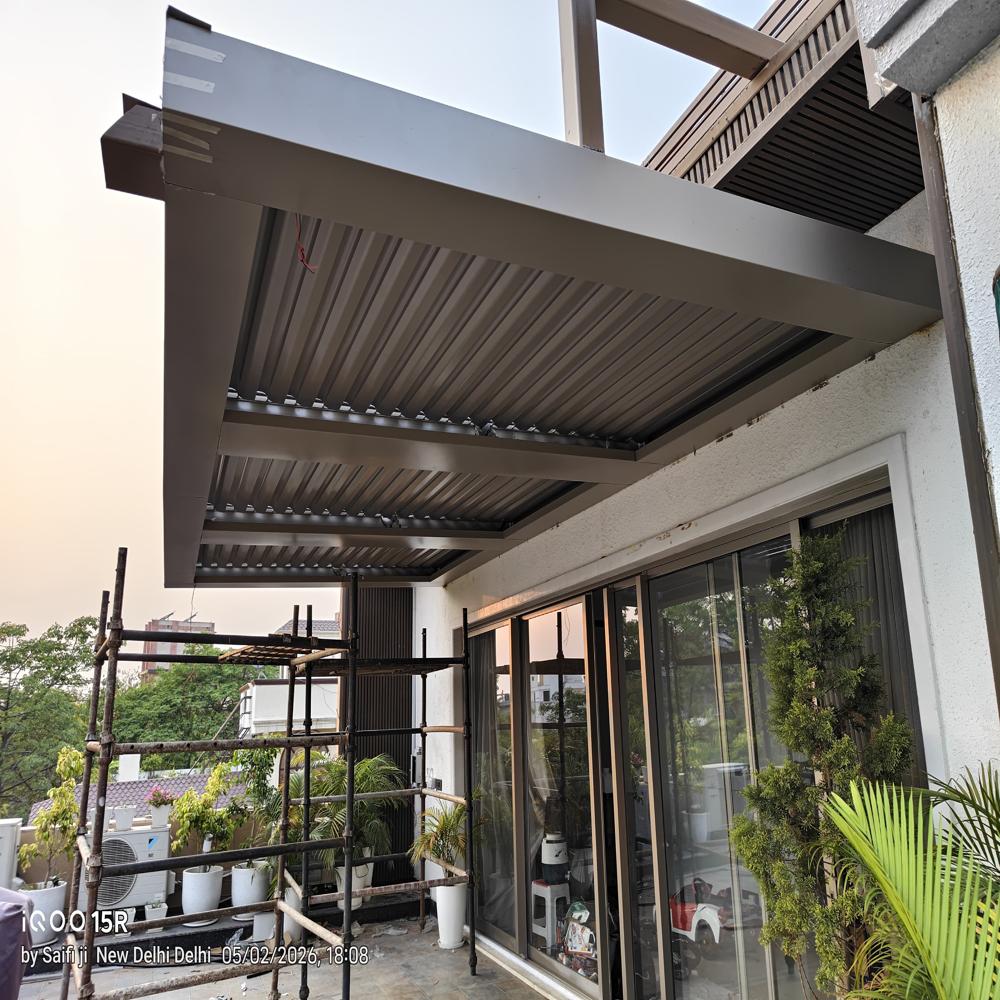 Smart Motorized Roofing System - Pattern: Plain