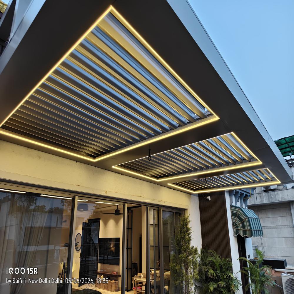 Smart Motorized Roofing System - Pattern: Plain