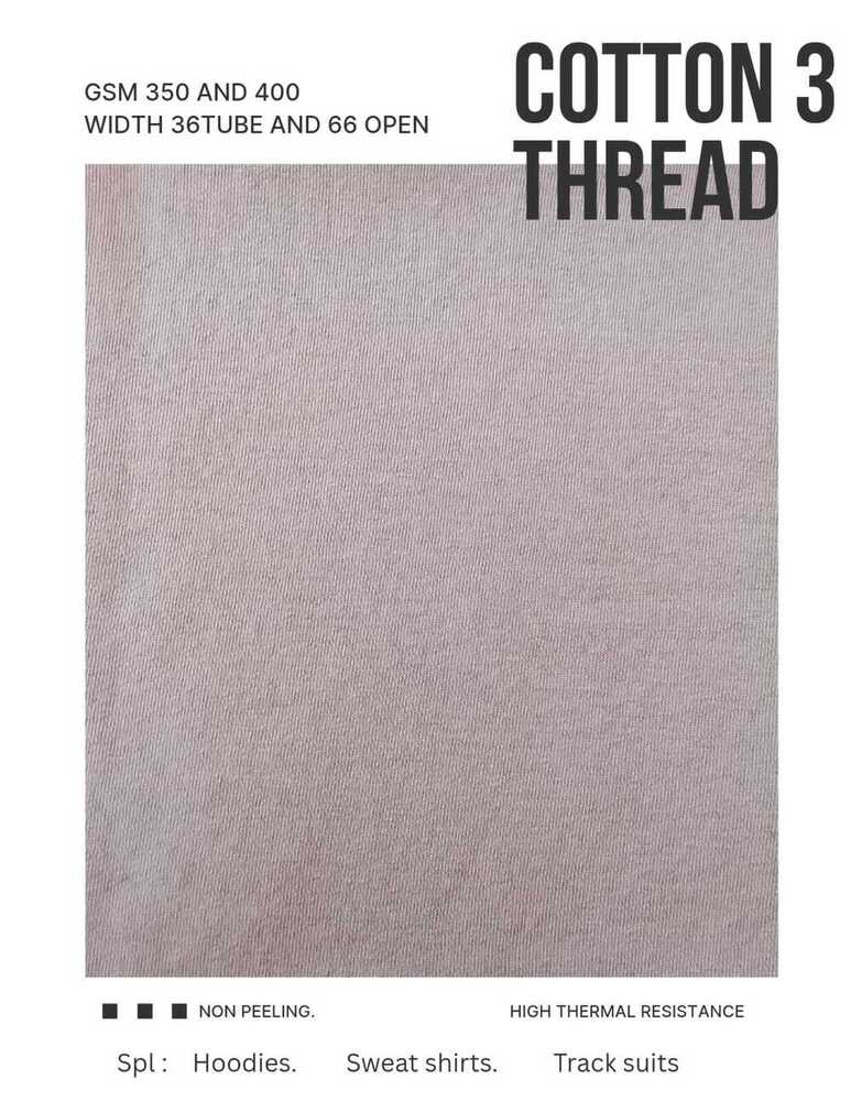 Cotton 3 Thread - Width: 36 Meter (M)