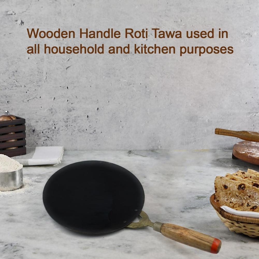 Wooden Handle Roti Tawa used in all household