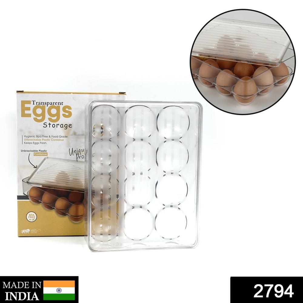 12 Cavity Egg Storage Box For Holding And Placing Eggs Easily And Firmly. - Color: Mix