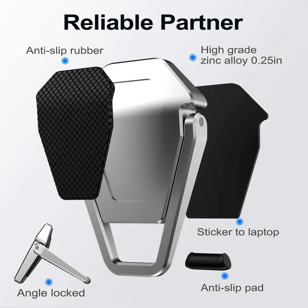 Portable Metal PC Desk Stand Slim & Smart Laptop Cooling Stand