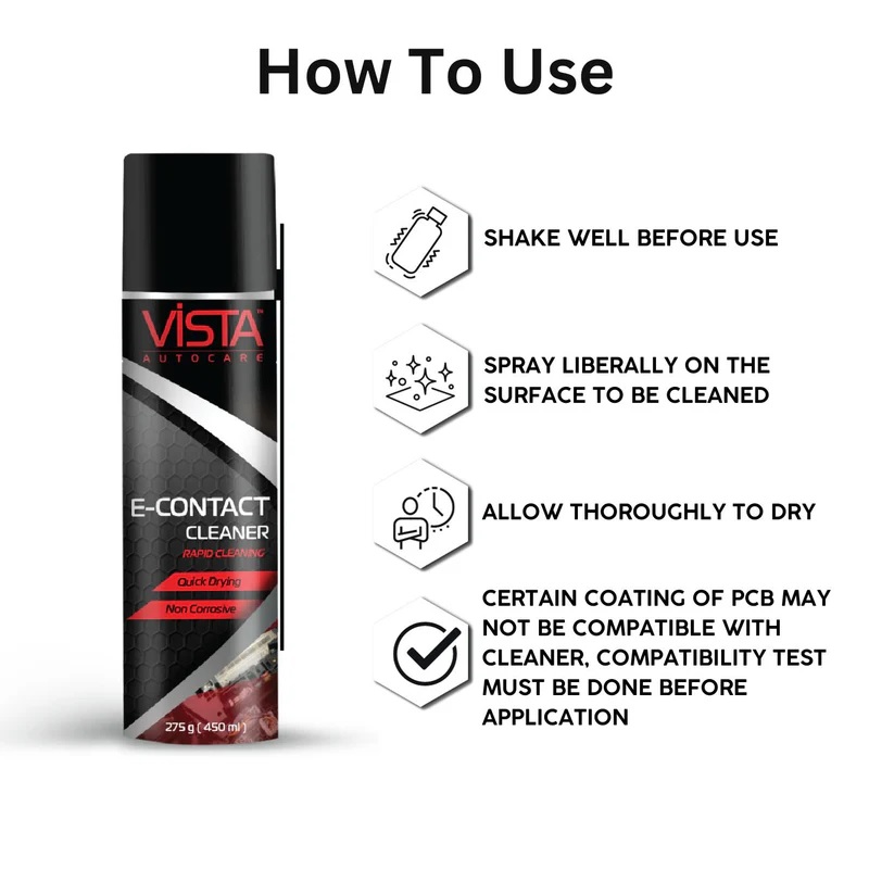 Vista E-Contact Cleaner 450ml
