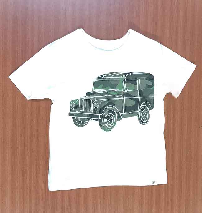 B16614 | Gap Boys Crew Neck Printed T-Shirt