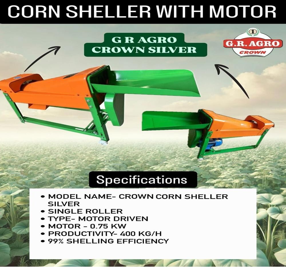 Corn Shellers Gr Agro Crown Silver - Automation Grade: Semi-Automatic