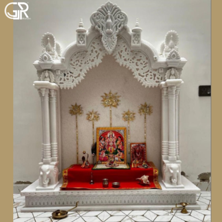 Polished Marble Temple - Color: Gold