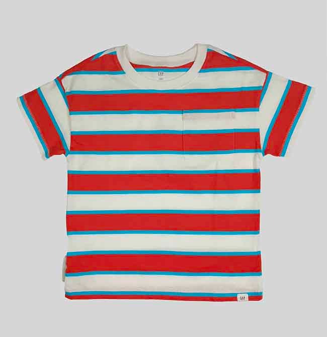 B16615 | Gap Boys Striped Pocket Tee