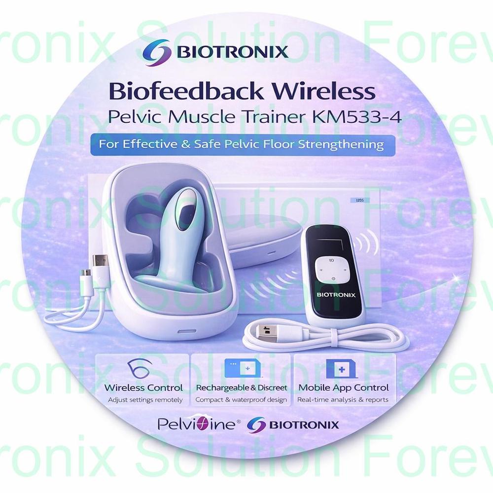 Portable Pelvic Floor Biofeedback System with Adjustable Stimulation Levels