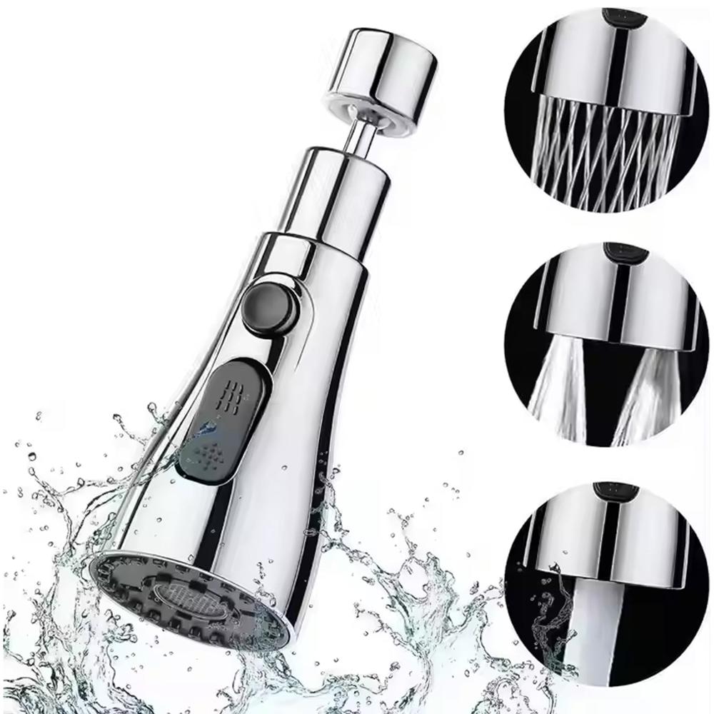 Kitchen Faucet 3-Function Pull Down Sink Sprayer (1 Pc) - Color: Mix