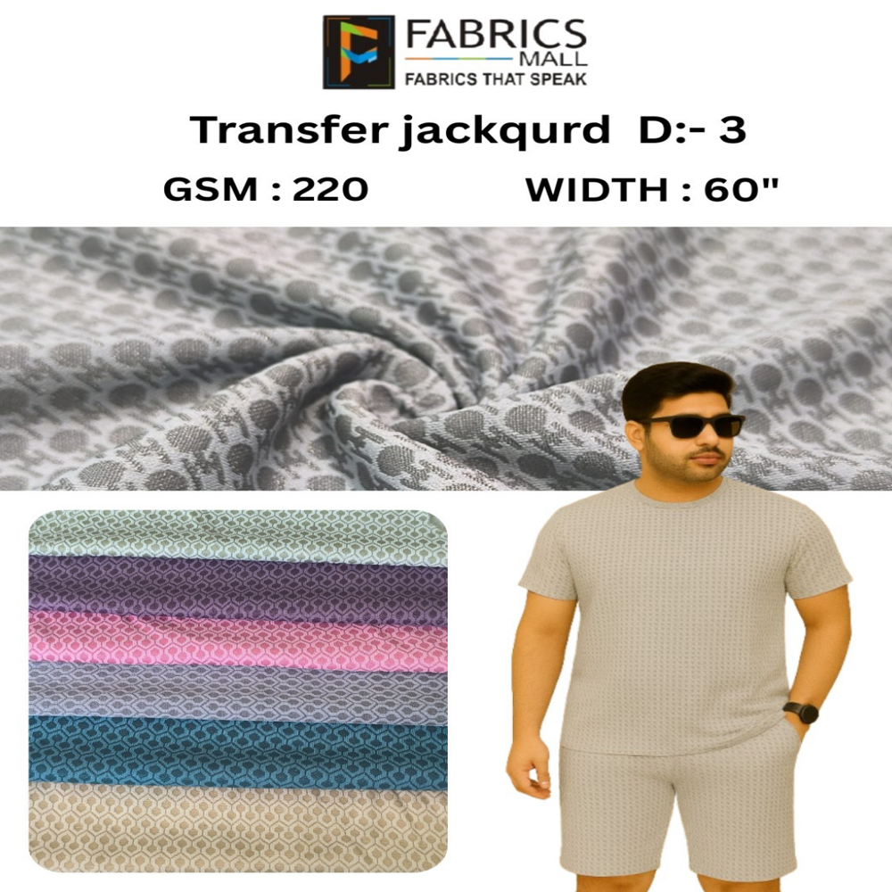 Transfer Jackquard Fabric