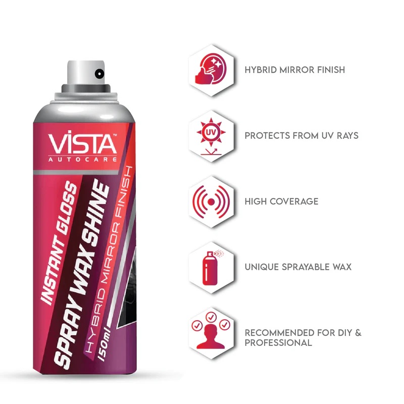VISTA Spray Wax Shine - Instant Gloss 150ml