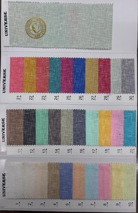 Universe Khadi Linen Fabric