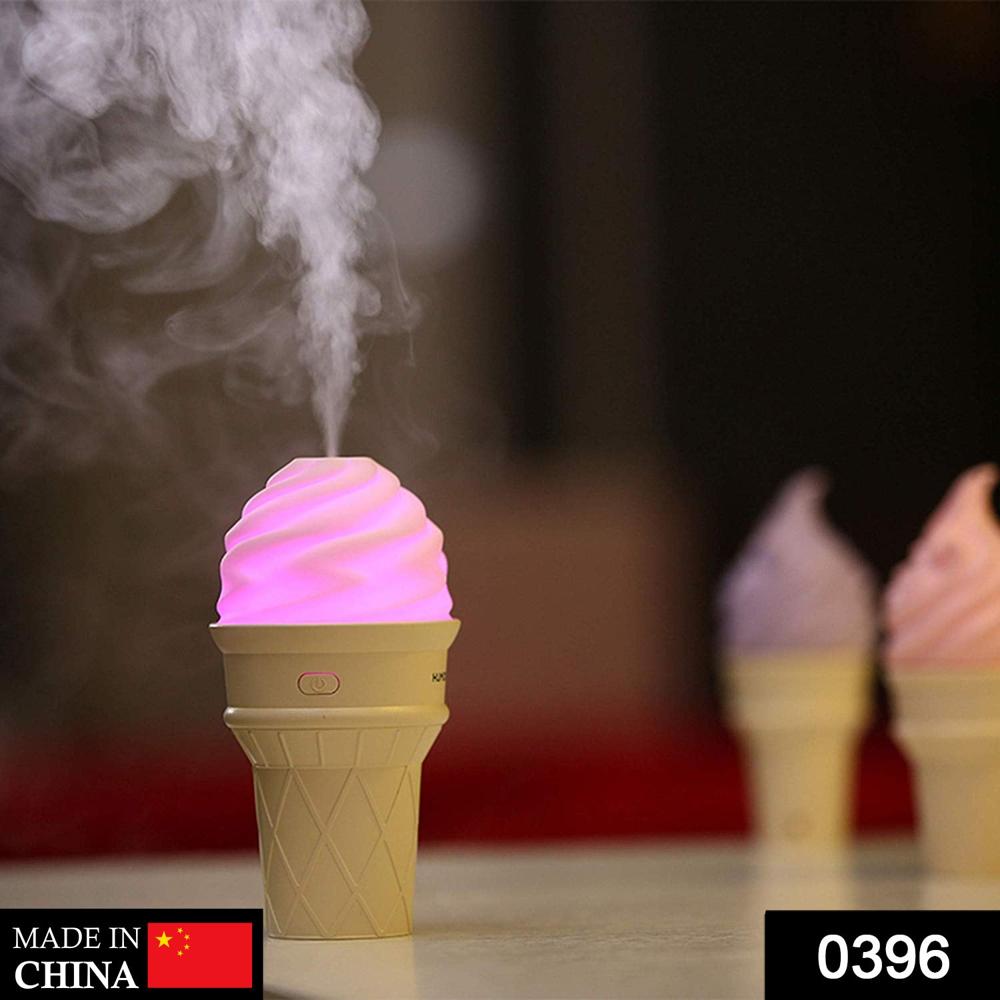 Ice Cream Design Led Humidifier For Freshening Air & Fragrance (Multicoloured) - Color: Mix