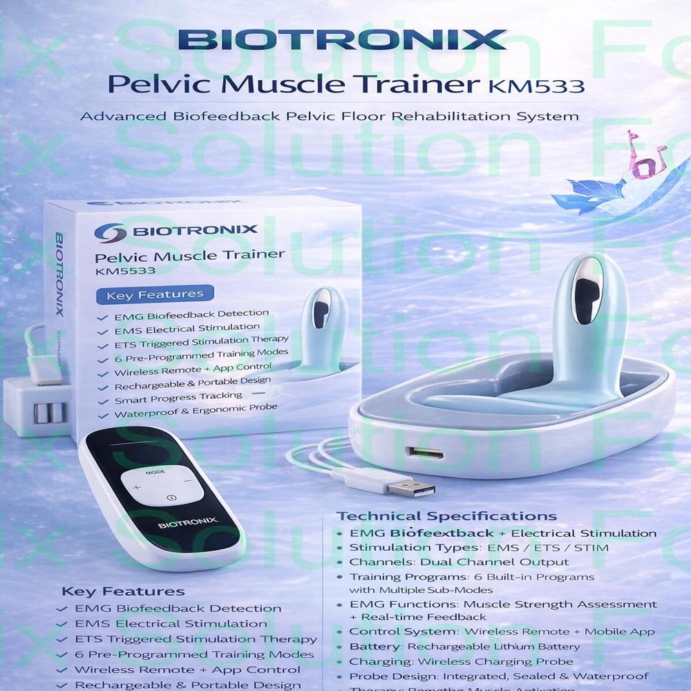 Wireless EMG Pelvic Therapy Equipment for Clinical Rehabilitation Sessions