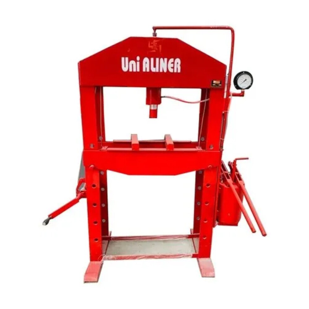 Red Hydraulic Press Machine
