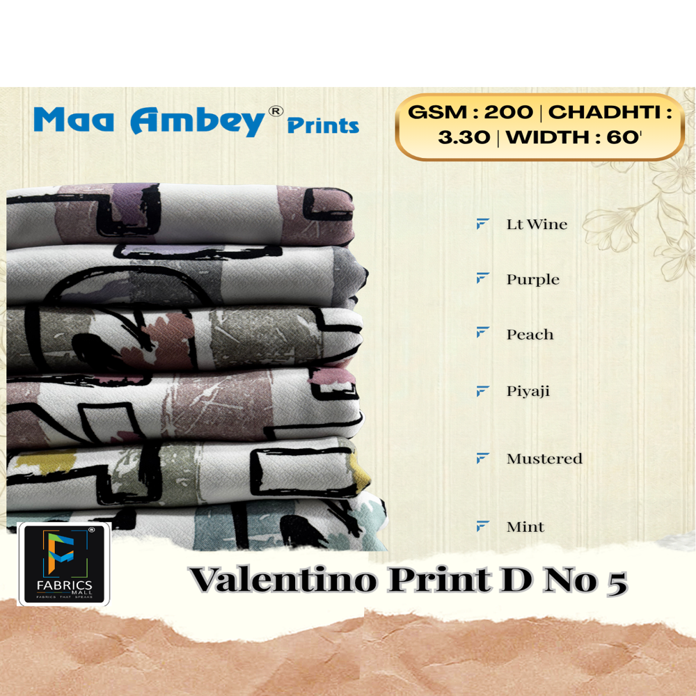 Valentino Print Fabric