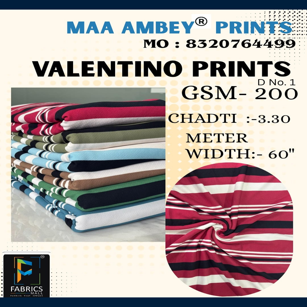 Valentino Print Fabric