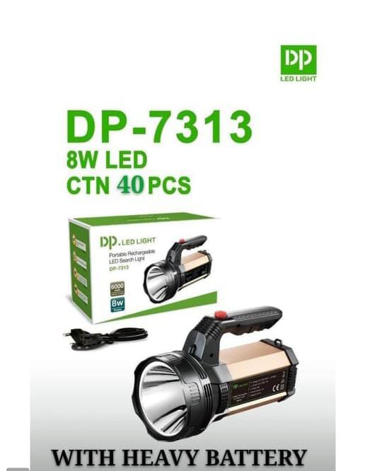 DP-7313 RECHARGEABLE PROTABLE LED SEARCH LIGHT