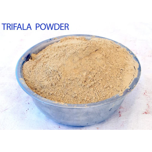 Triphala Powder - Amla, Haritaki, Bibhitaki Blend, Brownish Green, 100 Mesh | Additive-Free, Digestive Support, Immunity Boost, Vegan