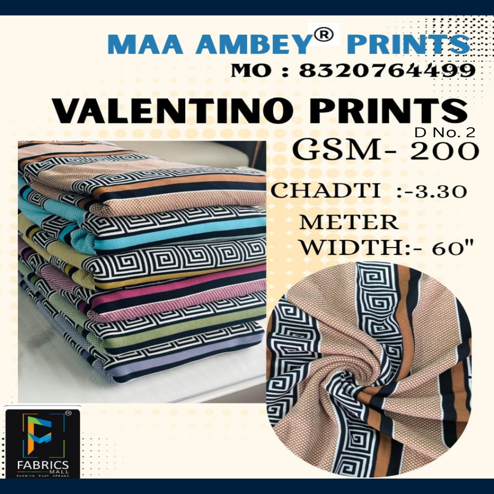 Valentino Print Fabric