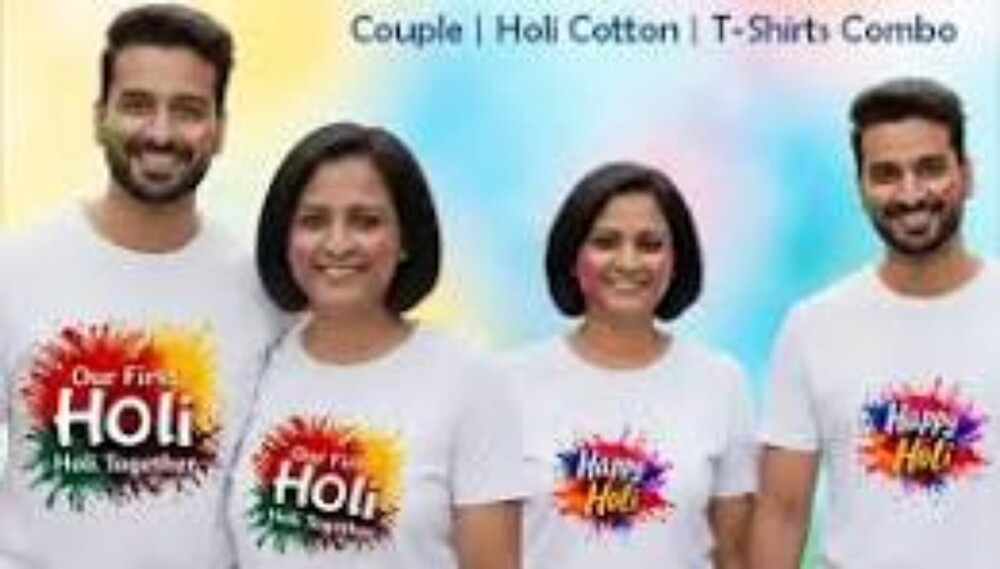 Happy Holi T-Shirt for Men and Women Indian Festival of Colors Kids Tshirt Holi Party