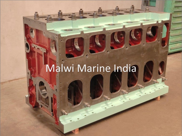 MAN - 9L21/31 - 8L21/31 - 7L21/31 - 6L21/31 - CYLINDER BLOCK - ENGINE FRAME
