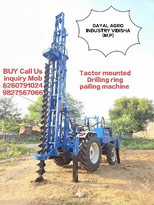 Drilling ring pailing machine