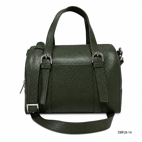 Classic Elegance Faux Leather Bags - Color: Black & Brown