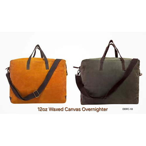 DBWC-10 12oz Waxed Canvas Overnighter Bag