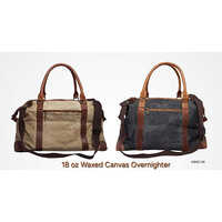 Dbwc-09 18oz Waxed Canvas Overnighter Bag