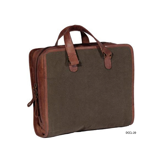 DCCL-20 Canvas Bag with Leather Trims