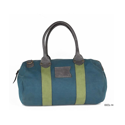 DCCL-14 Canvas Bag with Leather Trims