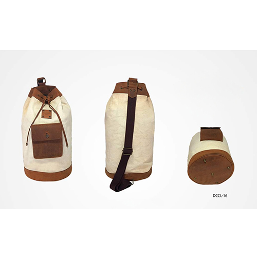 DCCL-16 Canvas Bag with Leather Trims