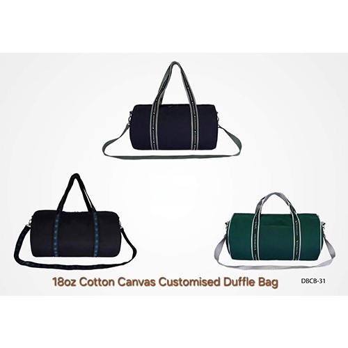 DBCB-31 18oz Cotton Canvas Customosed Duffle Bag
