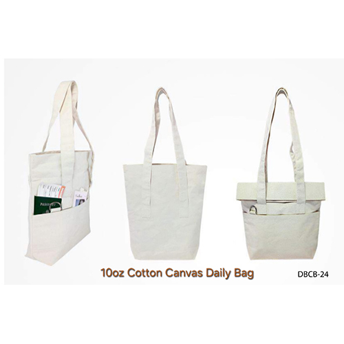 Cotton Canvas Daily Bag