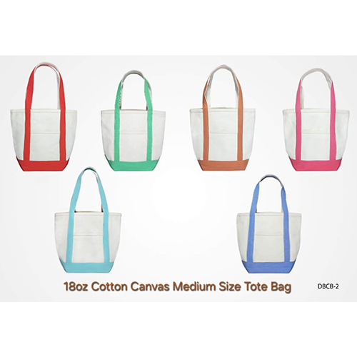 DBCB-27  18oz Cotton Canvas Medium Size Tote Bag