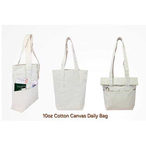 Cotton Canvas Daily Bag