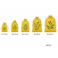 Eco-friendly Cotton Drawstring String Bags - Color: Black Or As Per Request