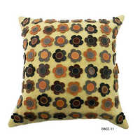 Floral Design Fabric Cushion Covers - Color: Multicolor