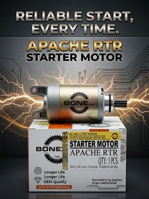 Starter motor apache Rtr