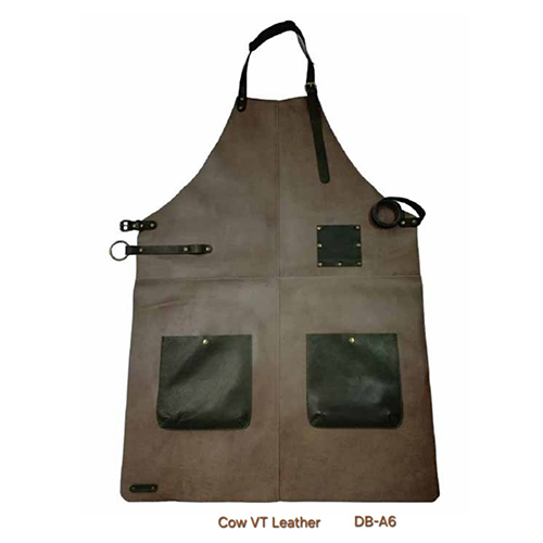 Protective Leather Apron - Color: Natural Tan/Brown