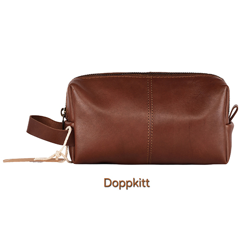 Leather Doppkitt Pouch