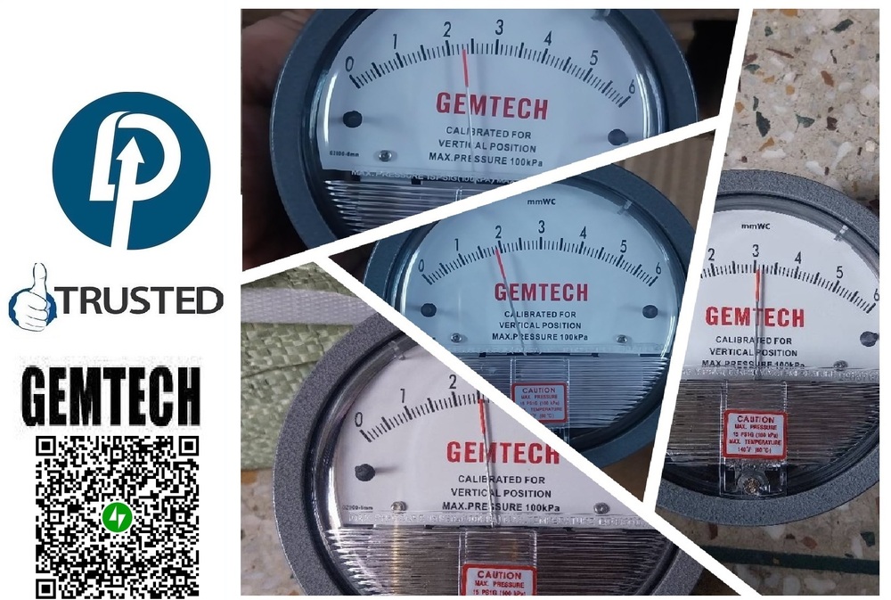 FILTER CHOKE HO YA SAAF << Series G2000 GEMTECH DIFFERENTIAL PRESSURE GAUGE << DE JAWAAB