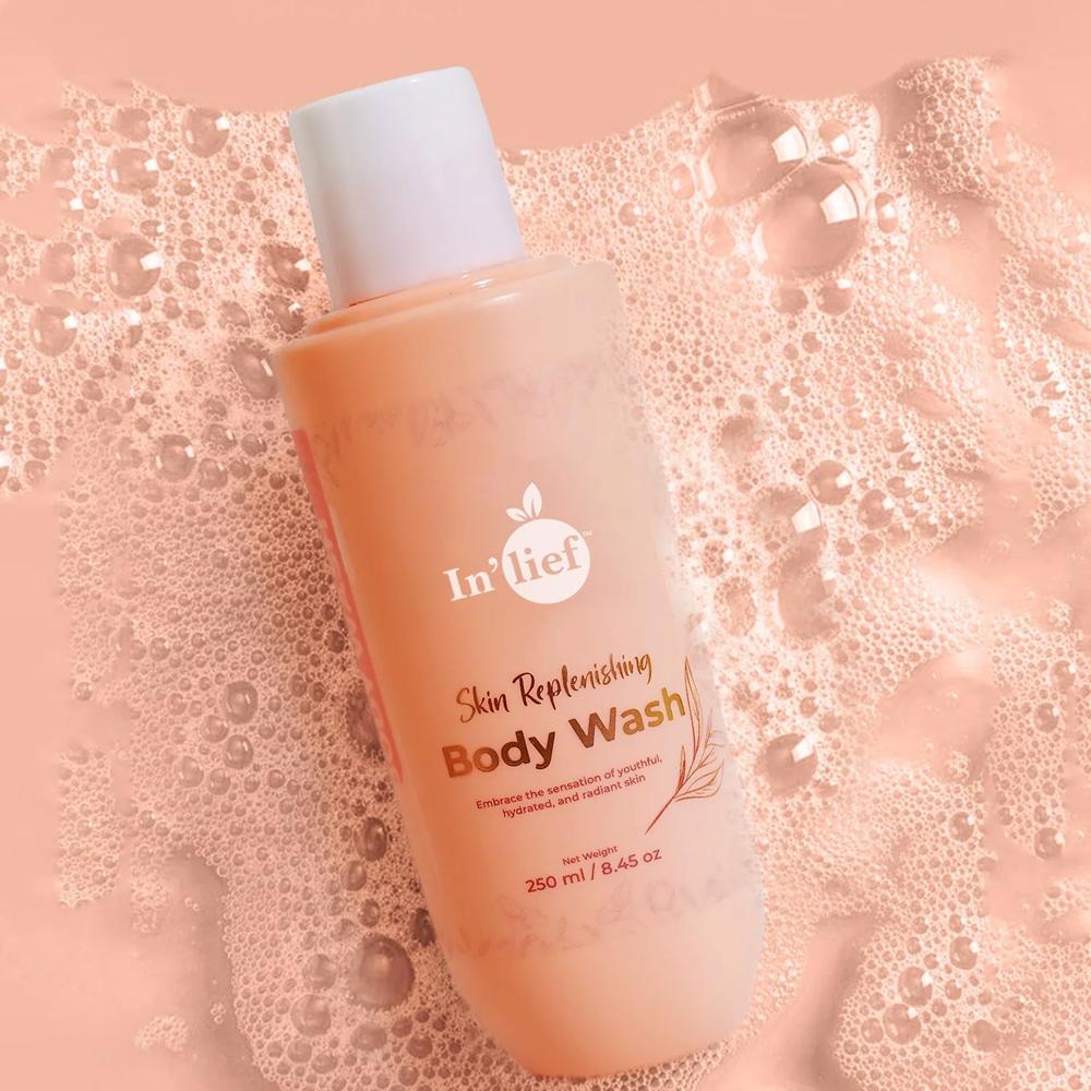 In'lief Nourishing & Hydrating Skin Replenishing Body Wash (250 ml)