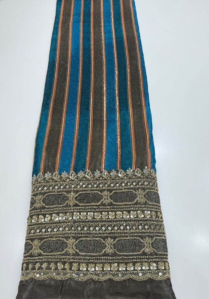 Natural crepe Position Print Fabric