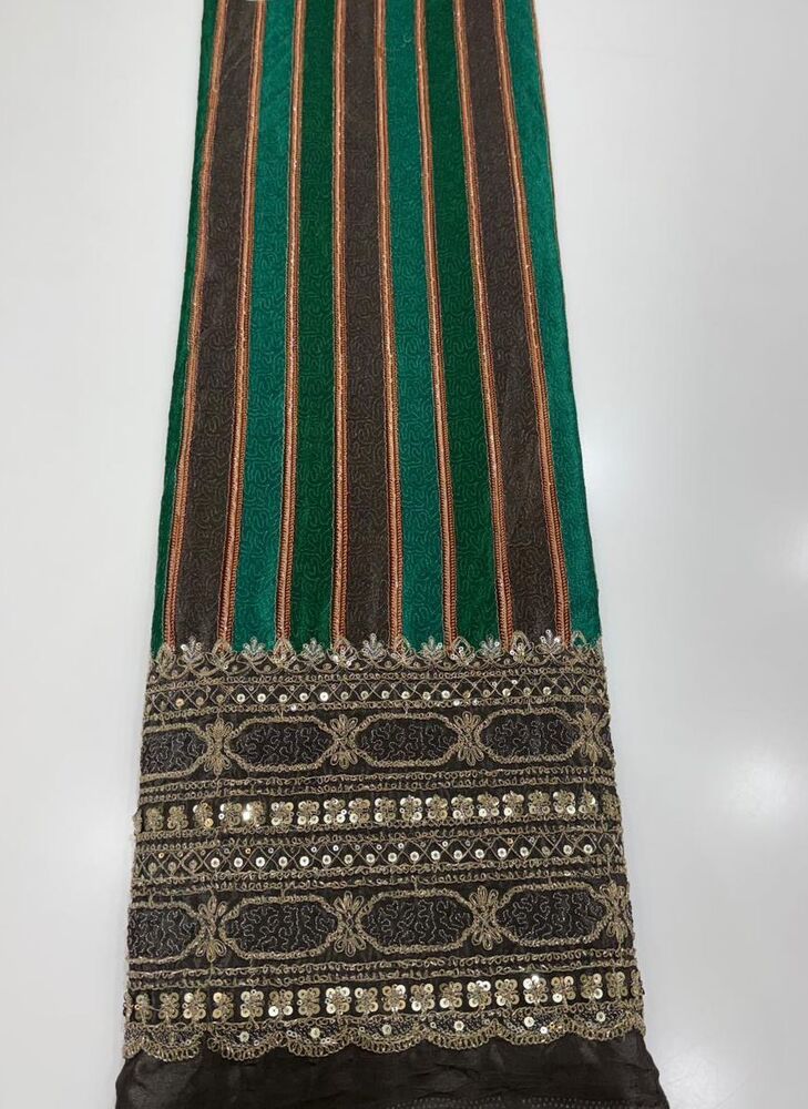 Natural crepe Position Print Fabric