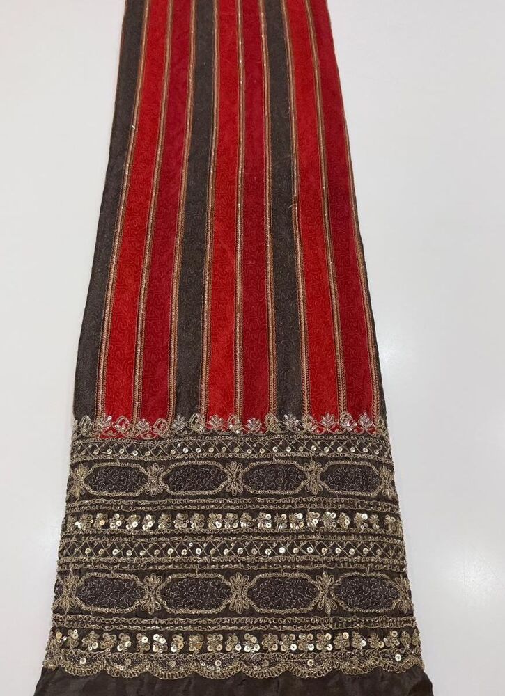 Natural crepe Position Print Fabric