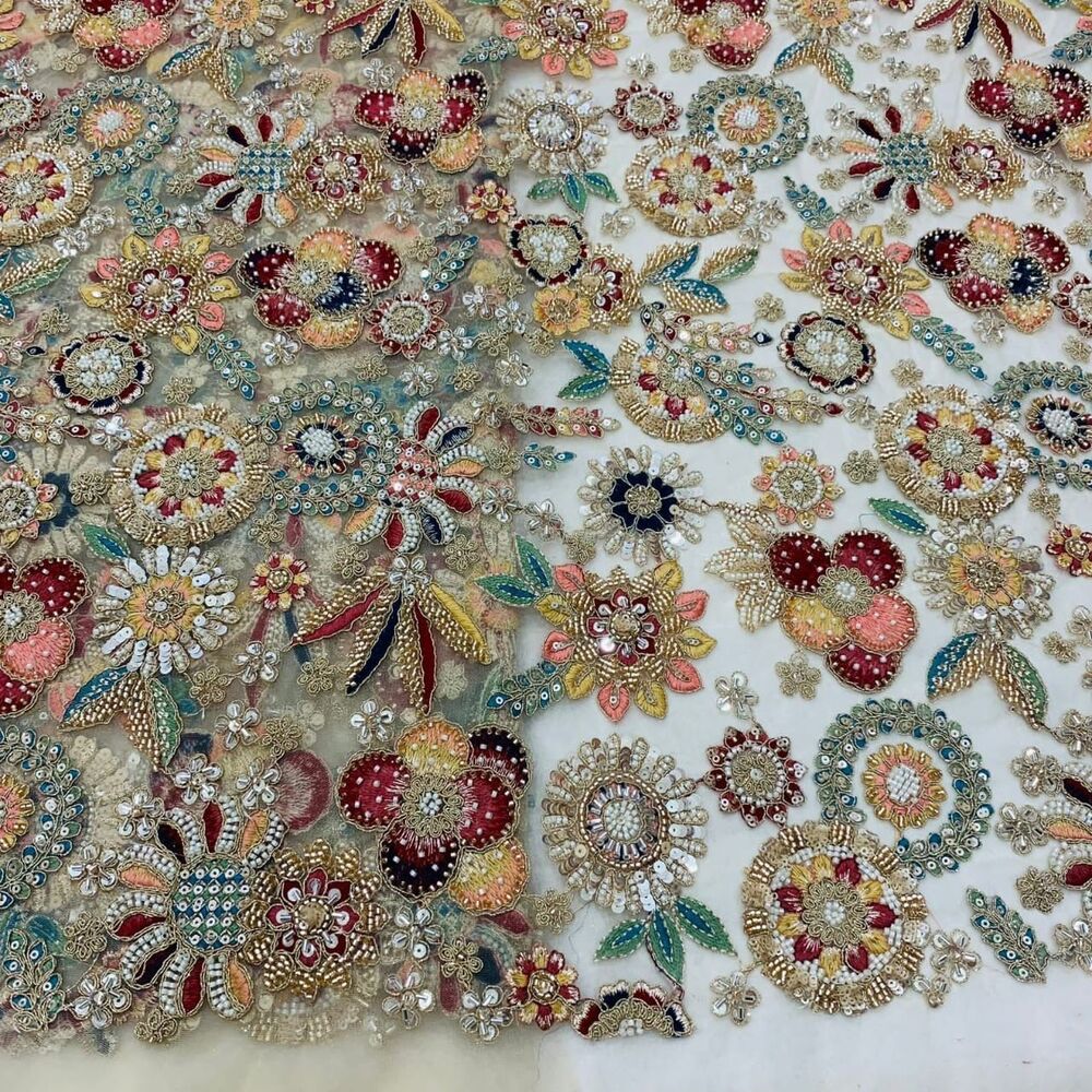 Natural Crepe Position Print