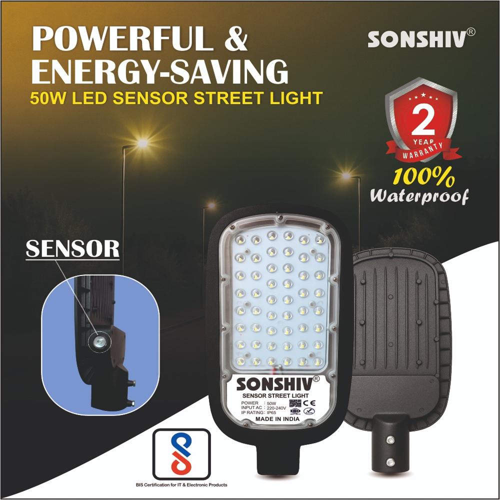 50W LED SENSOR STREET LIGHT